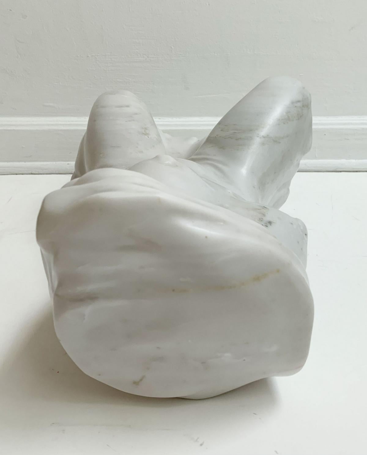 Nude - XXI century, Contemporary figurative marble sculpture, Classical, Realism For Sale 3