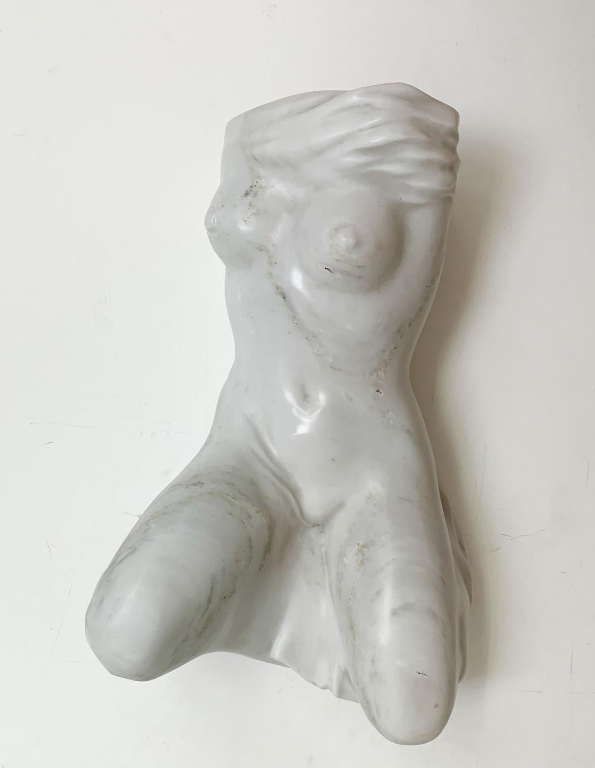 Nude - XXI century, Contemporary figurative marble sculpture, Classical, Realism For Sale 4