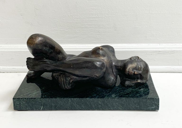 Ryszard Piotrowski Nude Sculpture - Woman - XXI century Contemporary figurative bronze sculpture, Classical, Realism