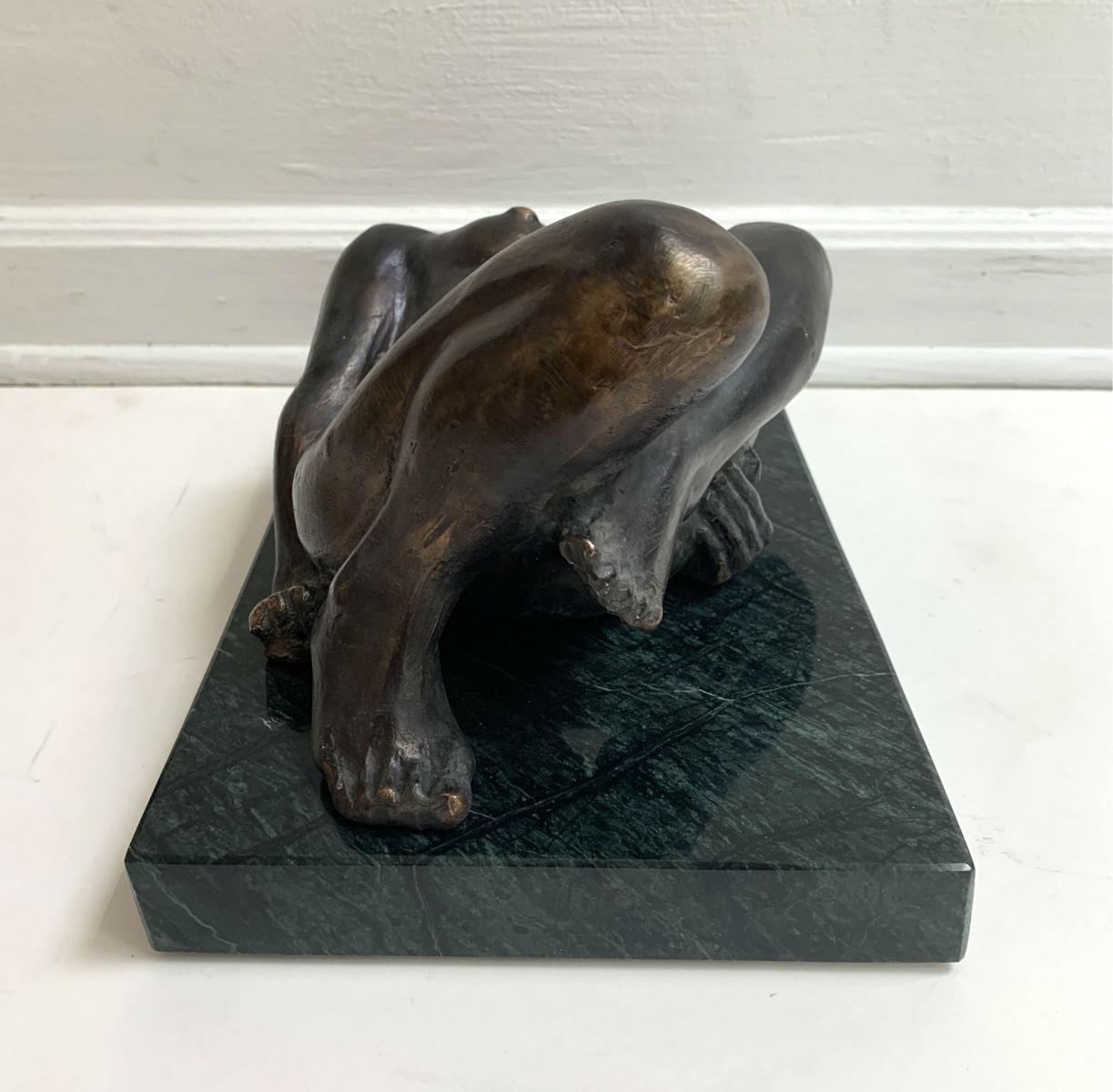 Woman - XXI century Contemporary figurative bronze sculpture, Classical, Realism For Sale 2