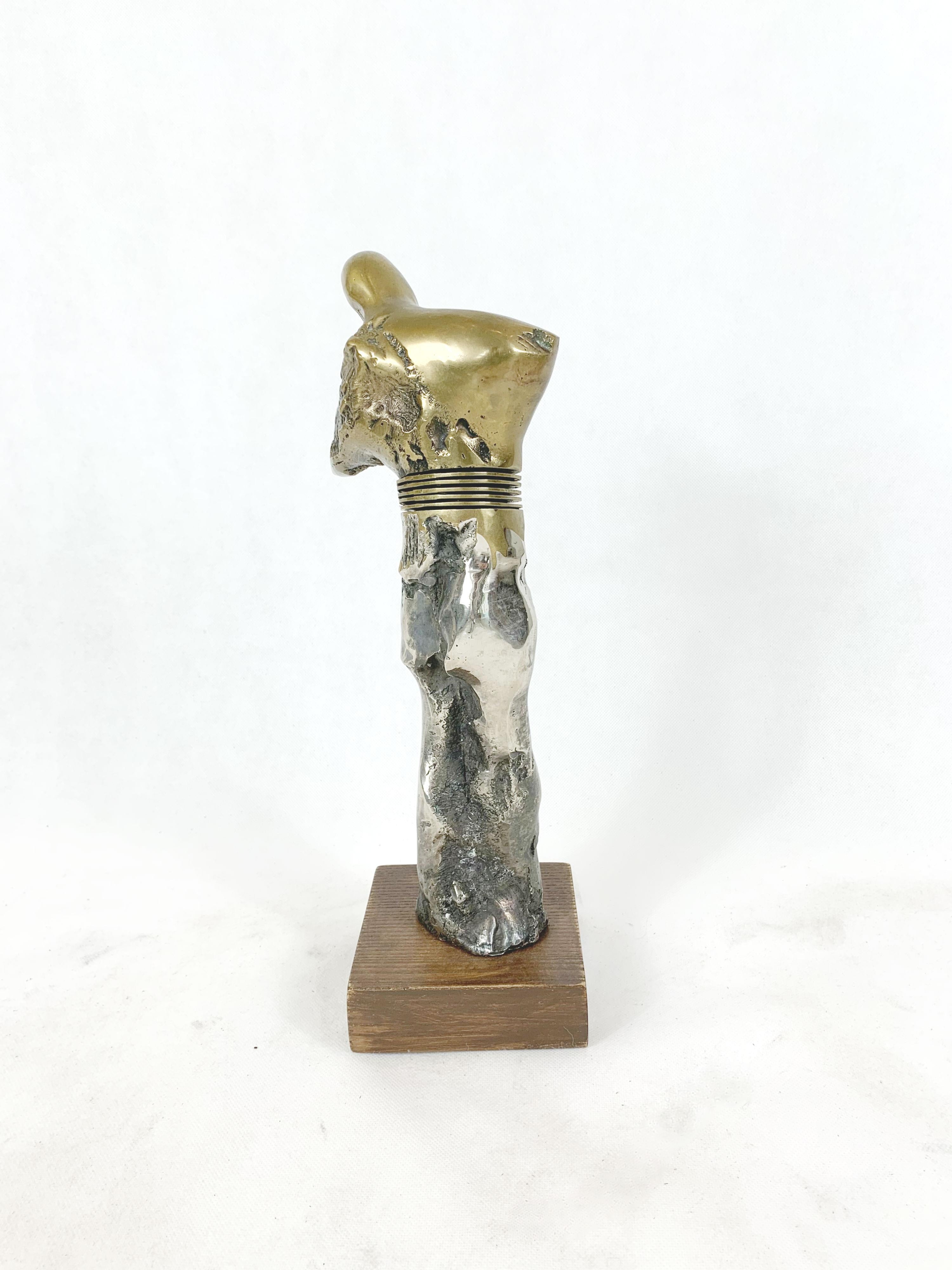 Character - Contemporary Brass Sculpture, Figurative & abstract 1