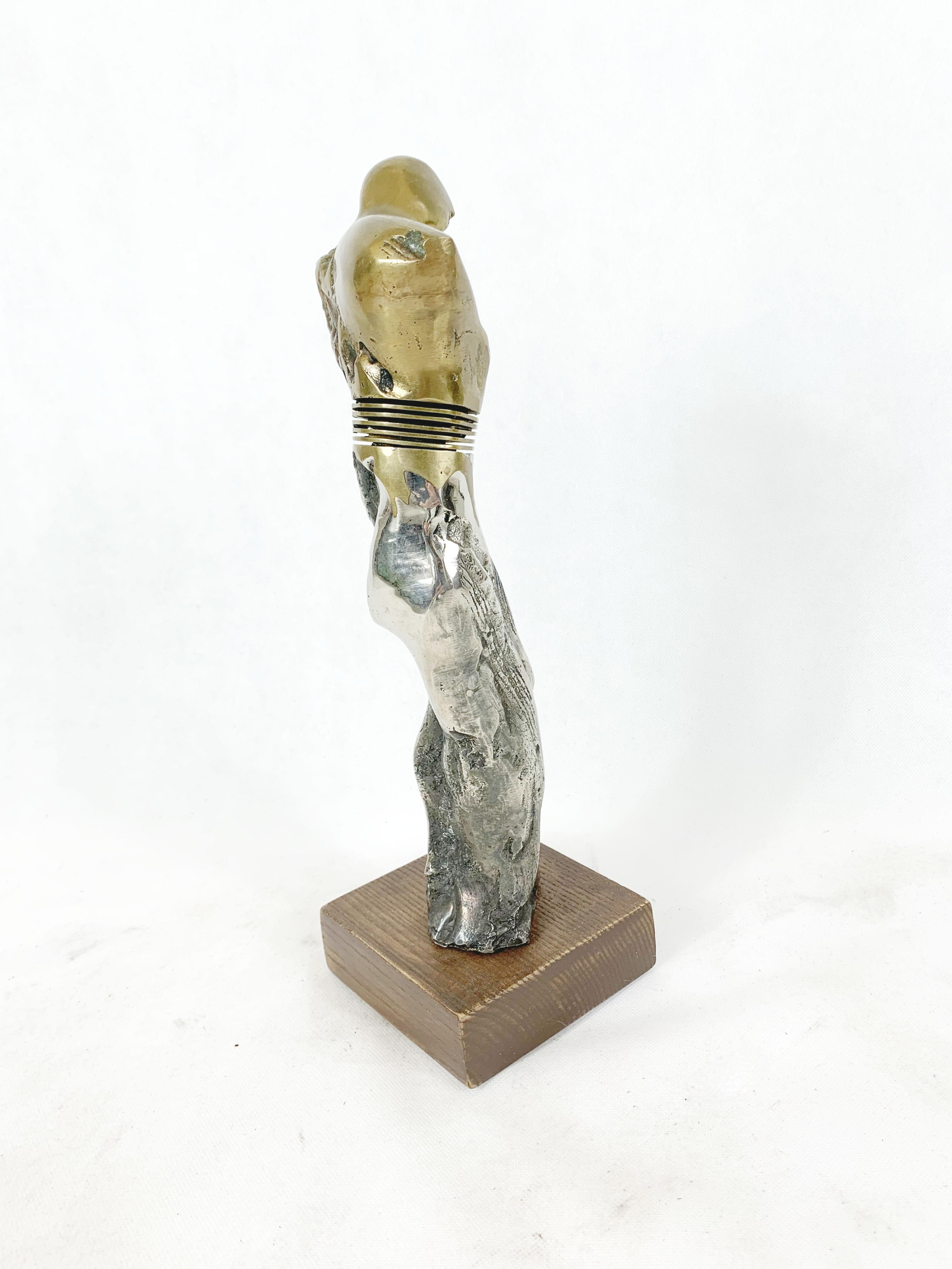 Character - Contemporary Brass Sculpture, Figurative & abstract 2