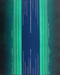 A road - vertical division -- Contemporary abstract graphics, XXI Century