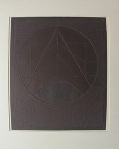 Relief I - XXI Century, Contemporary abstract graphics, Geometric shapes