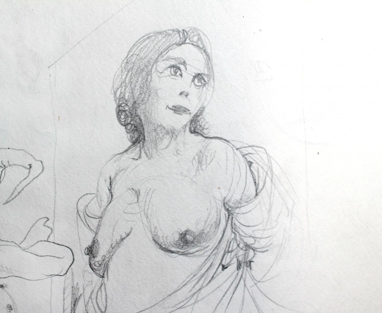 Matches - Masterly d'art polonais, dessin surréaliste contemporain - Art de Franciszek Starowieyski