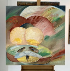 Insectum - XXI century, Oil colourful painting, Insects, Abstraction