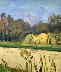 September - XXI Century, Contemporary Landscape Oil Painting Warm tones, Realism