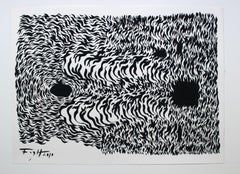 Angel - XXI Century, Polish Art Master, Black And White, Abstract Drawing