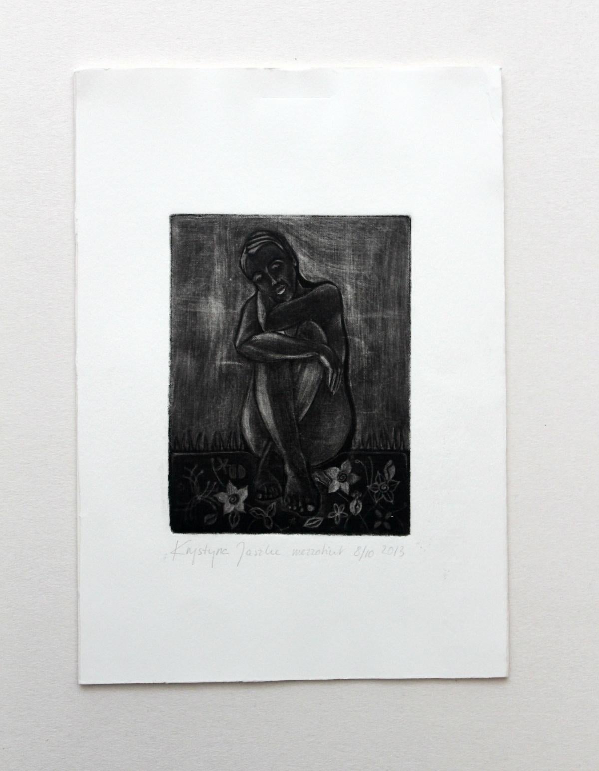 Woman - XXI Century, Contemporary Figurative Print, Black And White For Sale 3