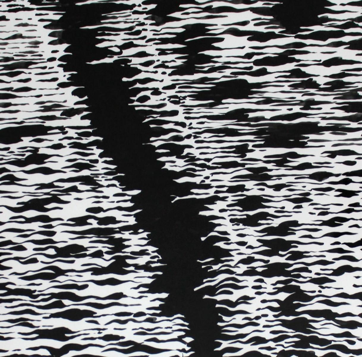 Brda - XXI Century, Polish Master Of Art, Abstract Black And White Landscape For Sale 1