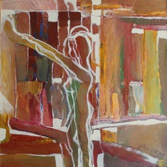 Reach out - XXI Century, Contemporary Oil Painting, Nude