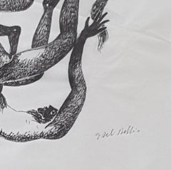 Together - XX Century, Drawing, Nude, Black and white