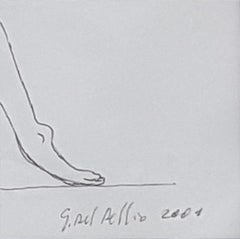 Nude - XXI Century, Contemporary Figurative Drawing, Nude, Black And White