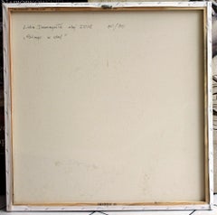 Lejos - Siglo XXI, Pintura acrílica, Abstracción paisajística, Colorido