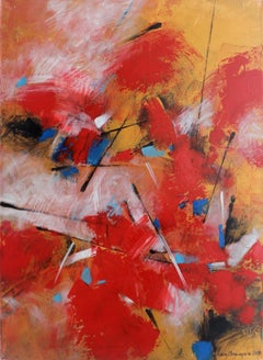 Constantly moving II - XXI century, Acrylic painting, Abstraction, Colourful