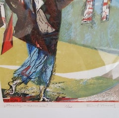 A dream - XXI century, Colorful print, Figurative