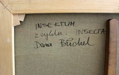 Insektum - XXI Jahrhundert, farbenfrohes Ölgemälde, Abstrakte Malerei