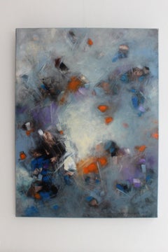 Concierto nocturno - Siglo XXI, Pintura acrílica, Abstracción, Colorido