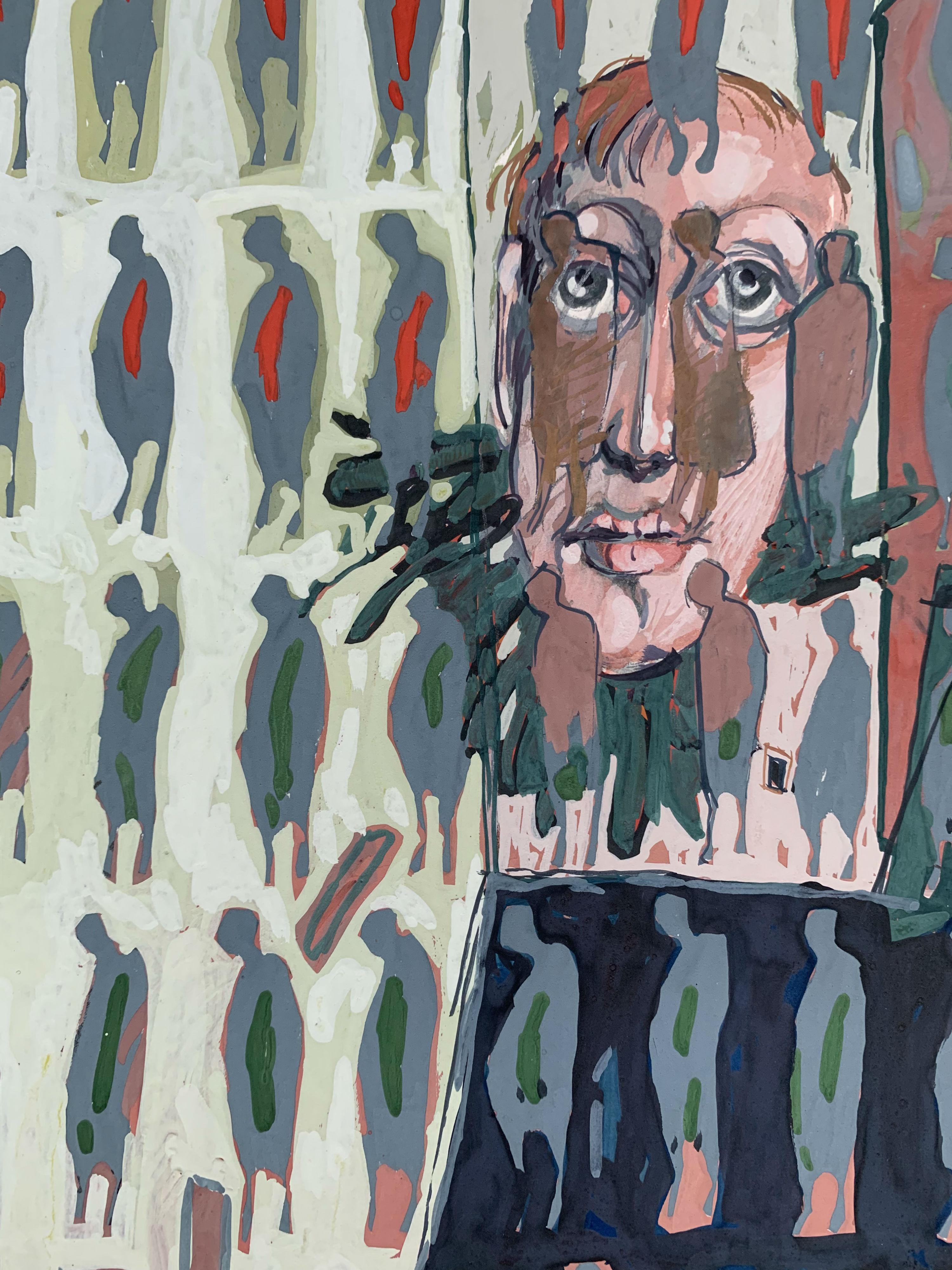 A recuerdos - Siglo XXI, Pintura al gouache, Figurativo, Retrato - Art Otro estilo de arte de Aleksander Grzybek