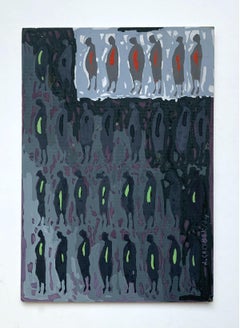 Untitled - XXI Century, Gouache Painting, Figurative