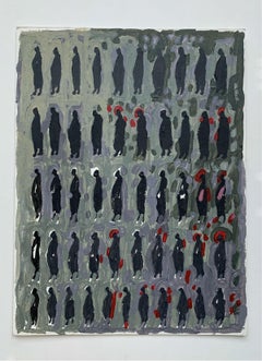 Untitled - XXI Century, Gouache Painting, Figurative