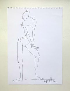 No Title - XXIe siècle, dessin contemporain, noir et blanc