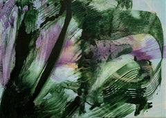 Discoverer - XXIe siècle, peinture à l'huile abstraite contemporaine, colorée