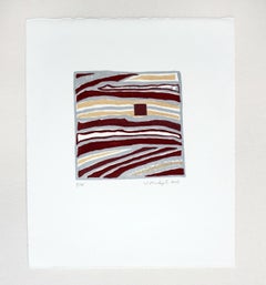 Composition VII - XXI century, Mixed media abstract print, Colourful