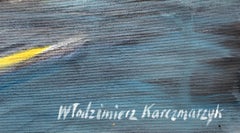 Brussels the Palace of Dukes of Brabant - 21 century Acrylic painting