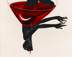 Glass II-XXI Century Contemporary Surrealist Acrylic Painting, Emerging Artist