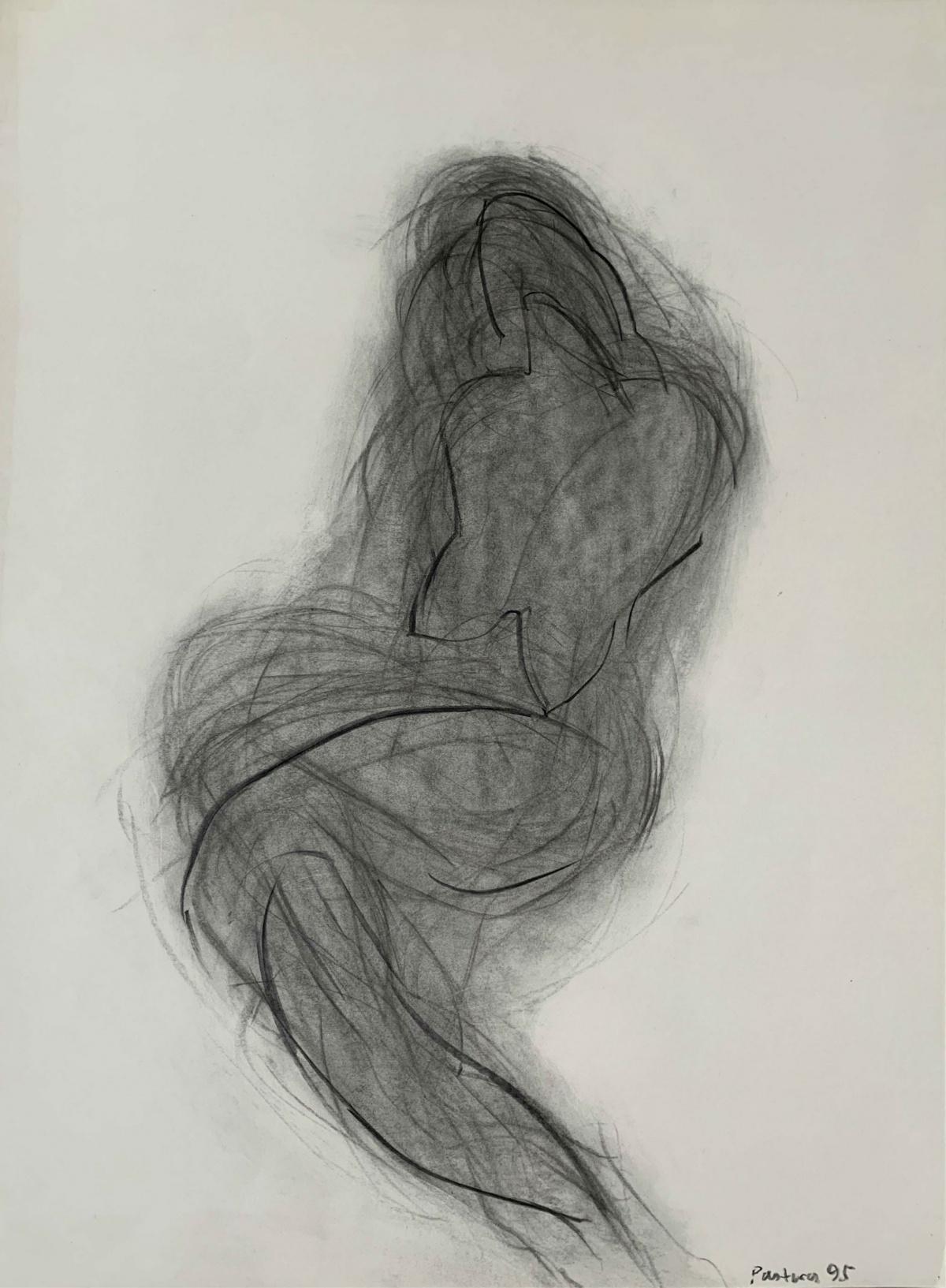 Antoni Janusz Pastwa Figurative Art - Untitled - Contemporary pencil drawing, Figurative, Black & white