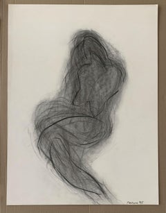 Senza titolo - Disegno a matita contemporaneo, Figurativo, Bianco e nero