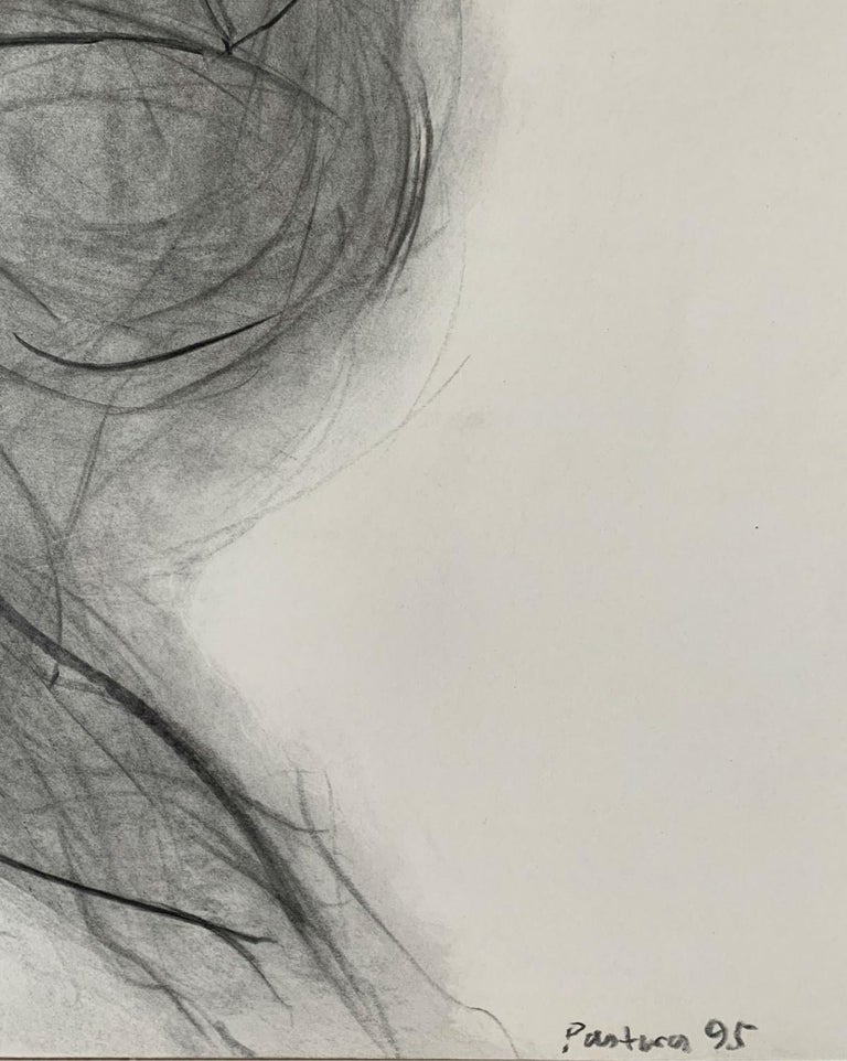 Untitled - Contemporary pencil drawing, Figurative, Black & white - Gray Figurative Art by Antoni Janusz Pastwa