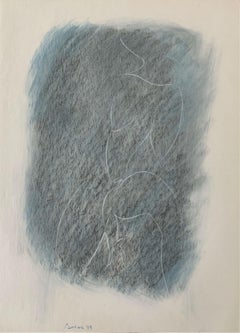 Untitled - Contemporary mixed media drawing, Figurative, Monochromatic