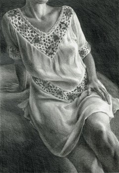 Draft 2 - Polish Young Art, Realism, Drawing, Woman, Monochromatic