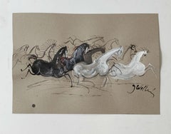 Horses - Contemporary art, Figurative Painting, Animals, Classics, Art master