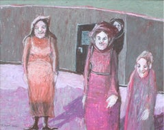 Incontro - XXI secolo, Disegno figurativo contemporaneo a pastello