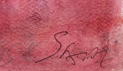 Ichtios - XX Century, Contemporary Abstract Watercolor Painting, Bright Colors