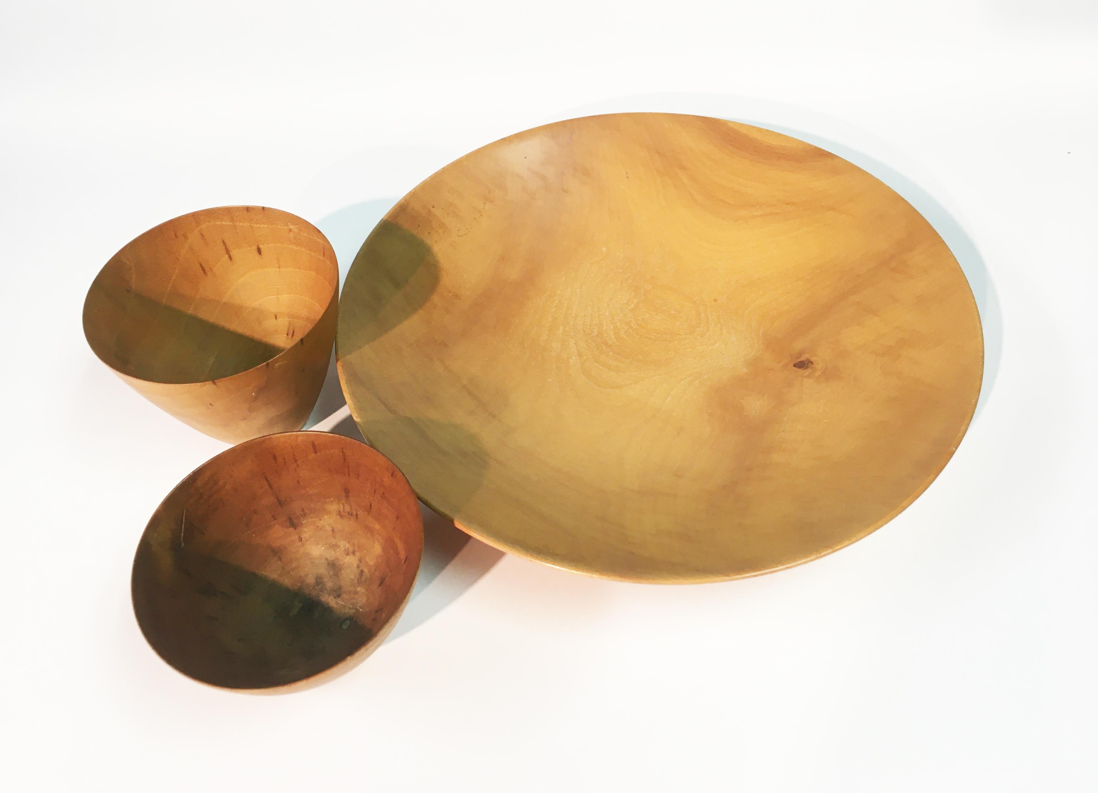 James Prestini : Grouping of Turned Wooden Bowls