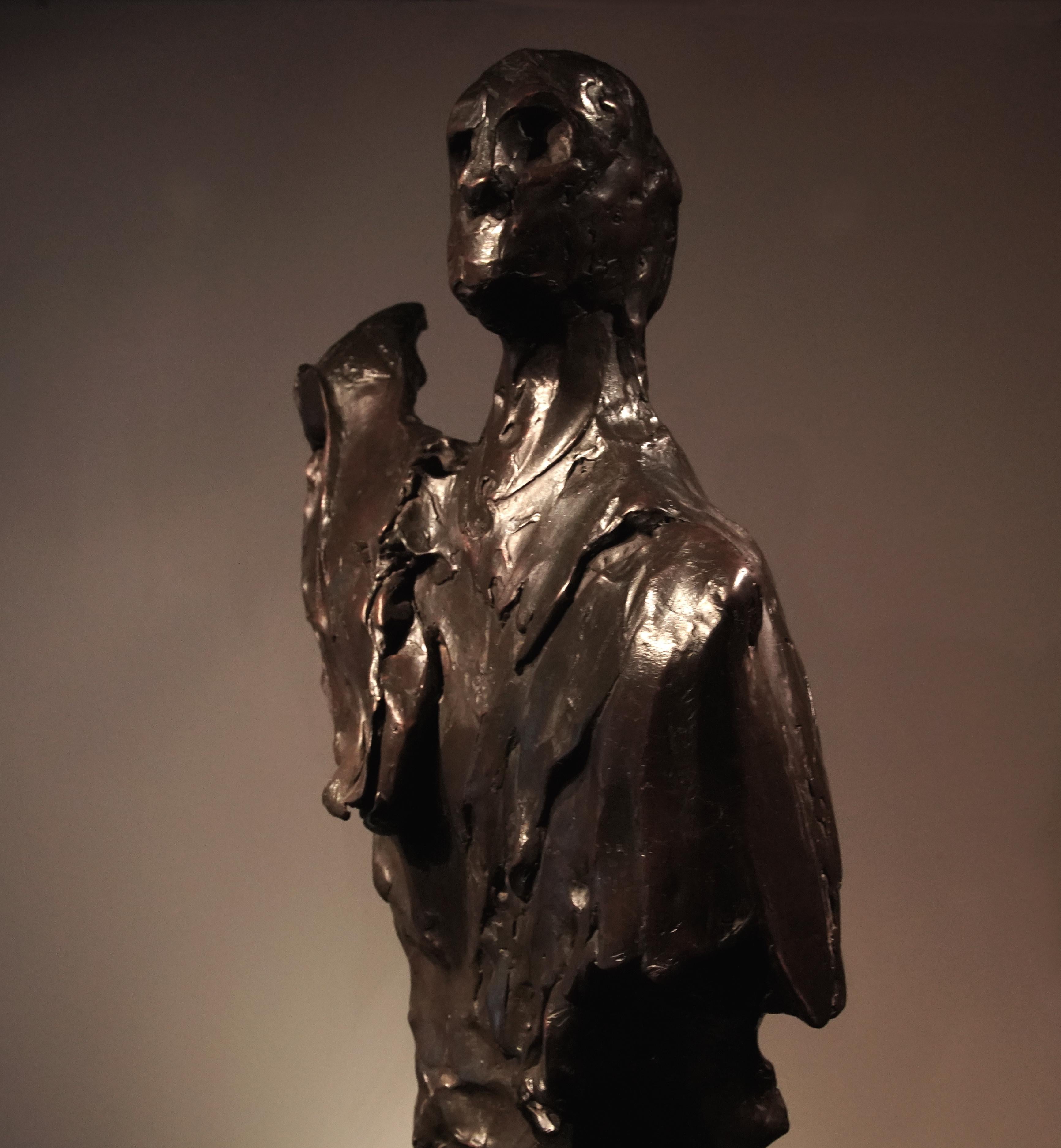 Bronze sculpture “Painted Man”