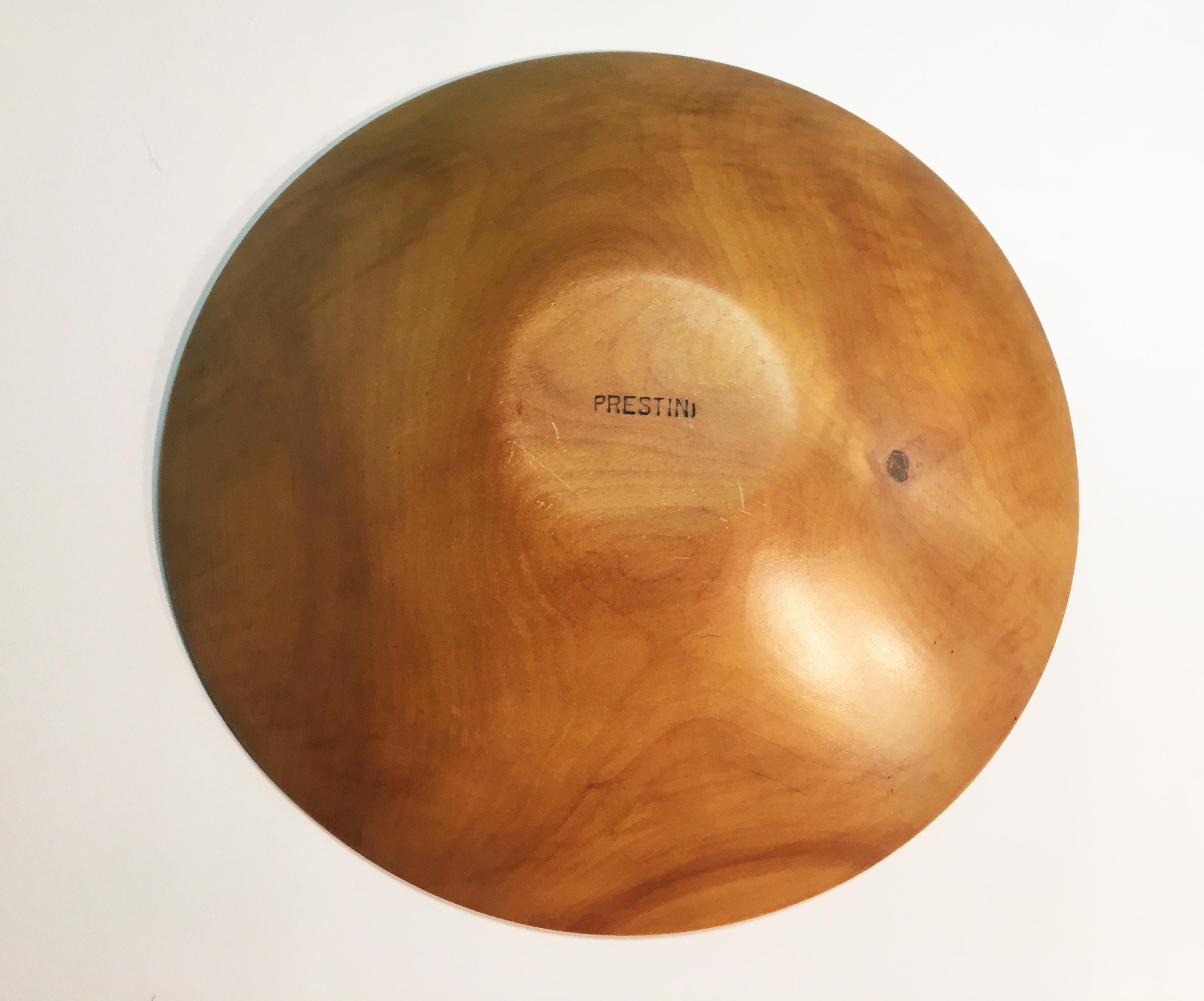 prestini wood bowl