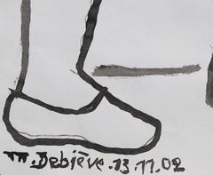 In my arms, Michel Debiève, 2002, unique piece, unframed