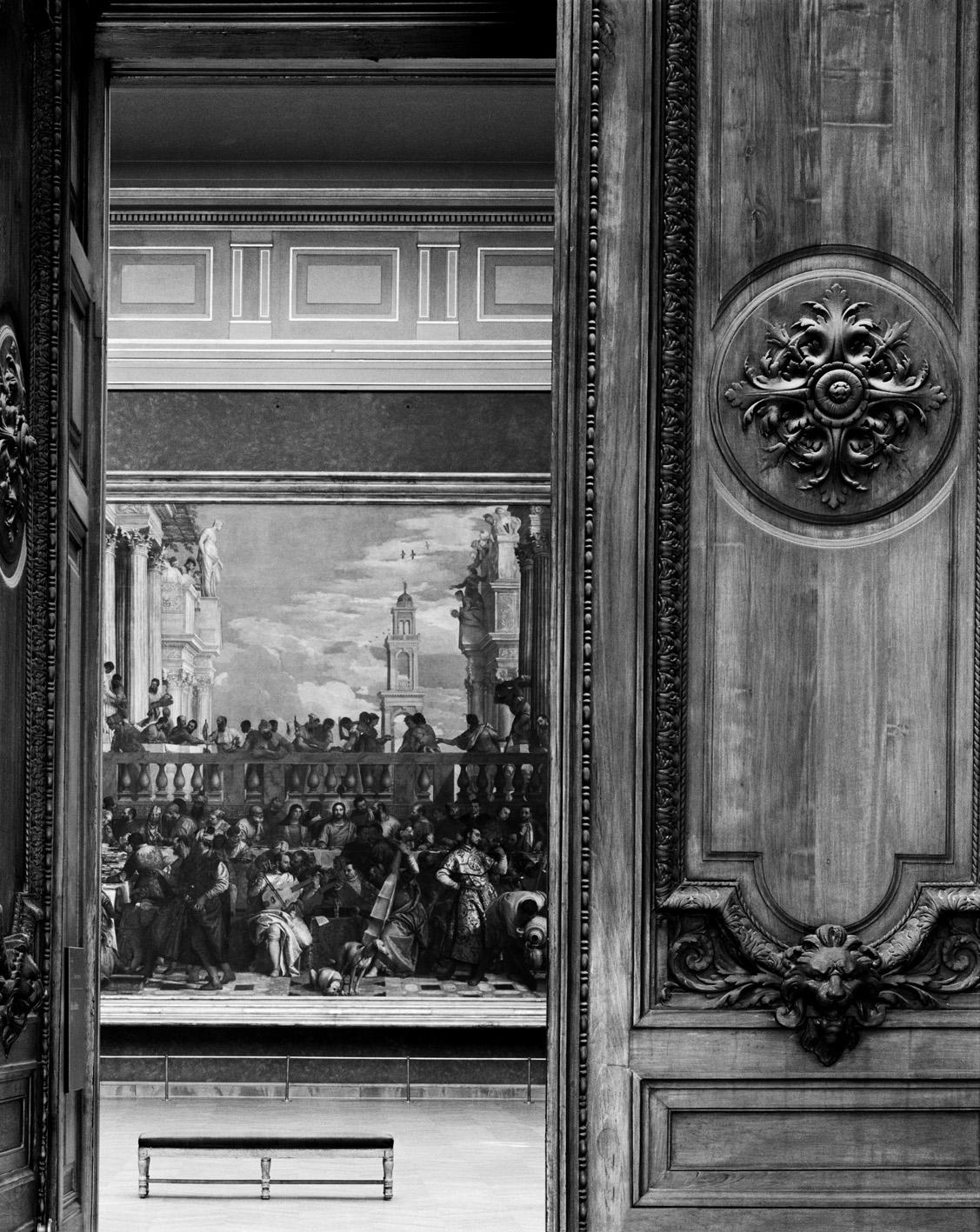 Jean-Christophe Ballot Interior Print - Louvre, Aile Denon, Les noces de Cana de Veronese, Paris, France