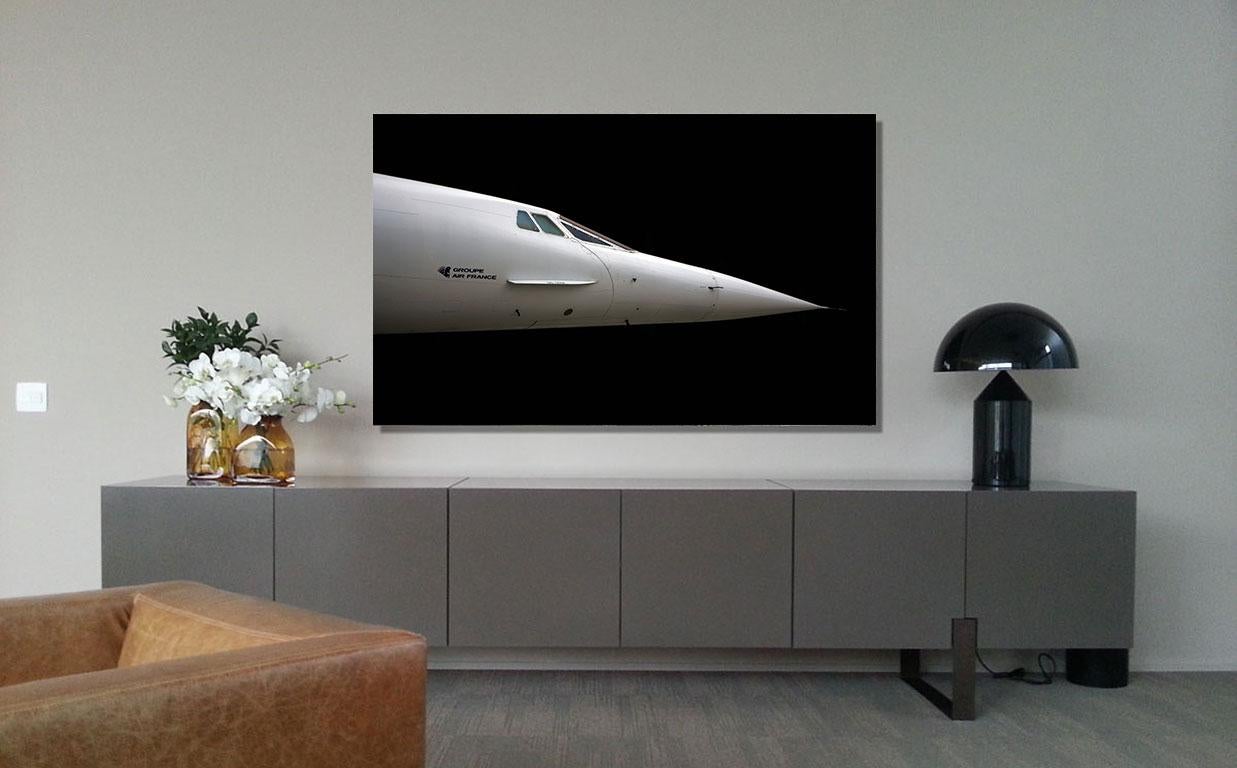Concorde Hangar, Aerospatiale Concorde - Photograph by Manolo Chrétien