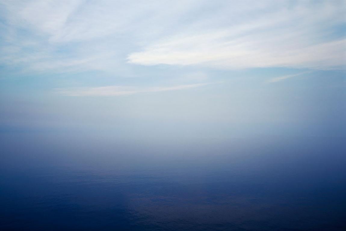 Bernhard Quade Landscape Photograph - Hazy Sea Licata, Italy