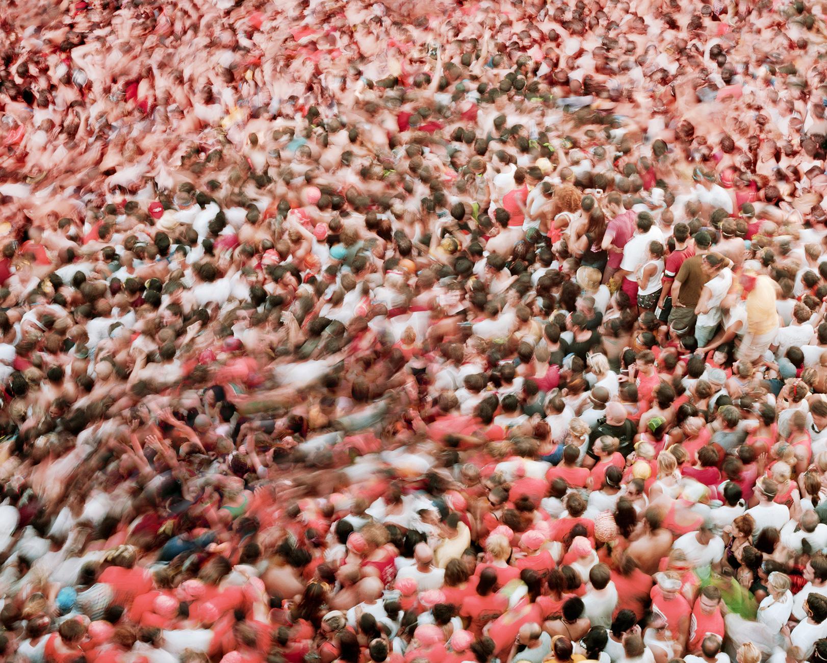 Cyril Porchet Color Photograph - Crowd #3