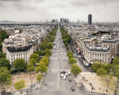 La Defense vom Arc de Triomphe aus gesehen, Paris, Frankreich