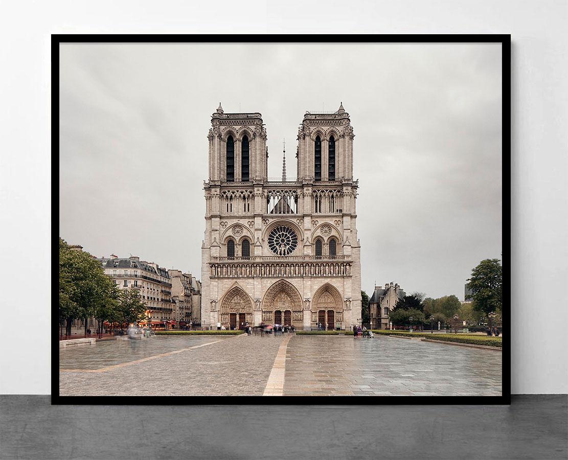 Notre Dame, Paris, France - Contemporary Print by Mac Oller