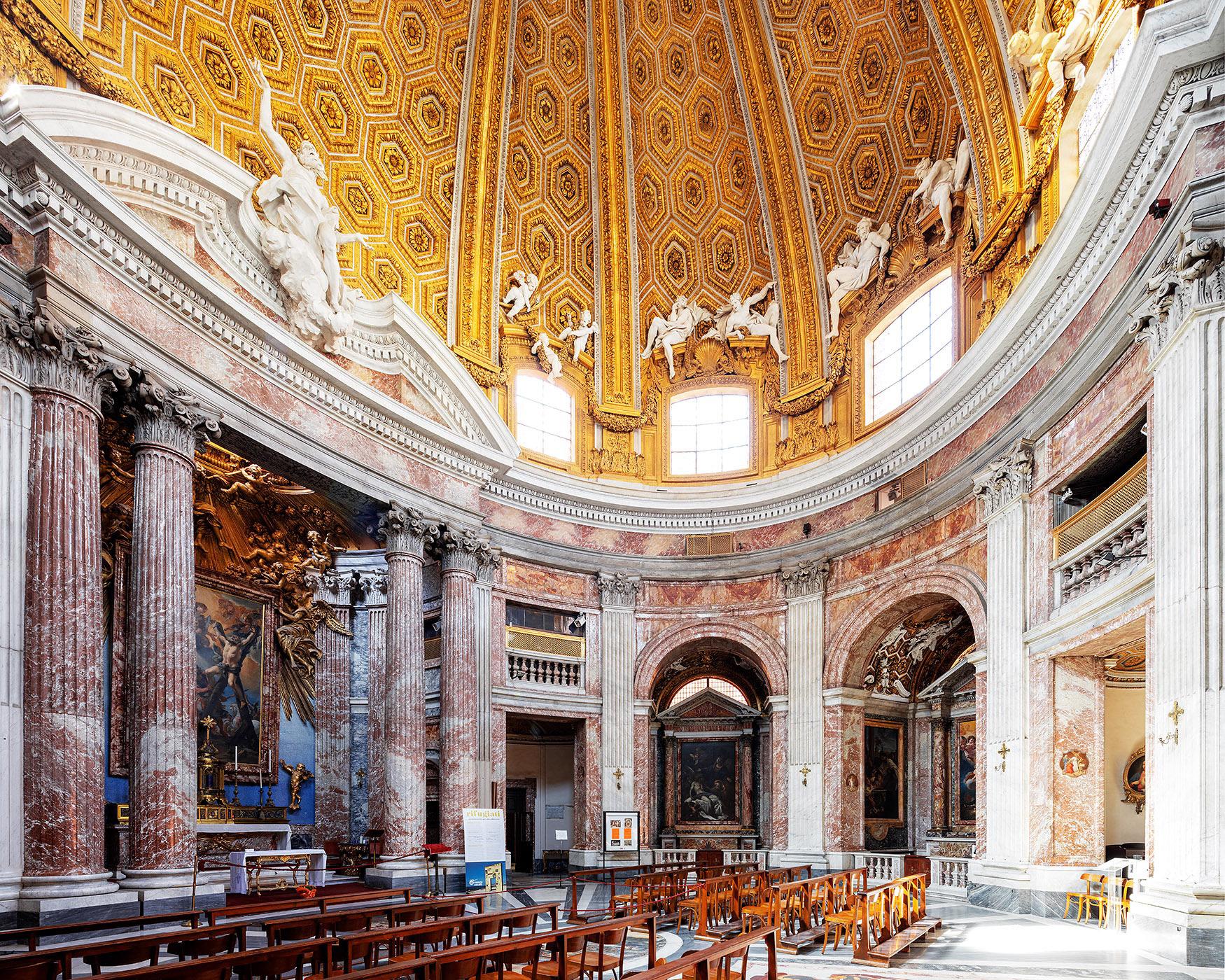 Mac Oller Color Photograph - The Church of Saint Andrew's at the Quirinal, Rome, Italy