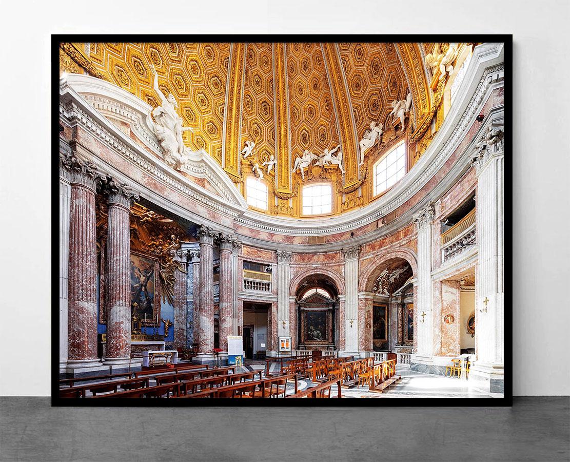 The Church of Saint Andrew's at the Quirinal, Rome, Italy - Photograph by Mac Oller